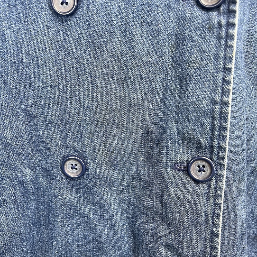 Blue Jean Jacket With Patchwork Design - image 4